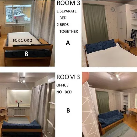 Cosy 4 Big R+sauna House Near Communication+market